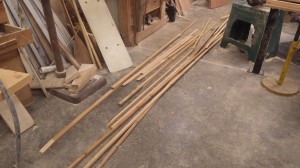 Jigsaw puzzle, ready to be glued up into something useful.