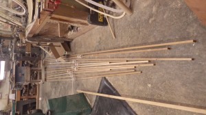 Waiting on the glue to dry.